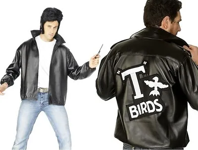 Mens Officially Licensed T Birds Grease Fancy Dress Jacket By Smiffys • £41.99