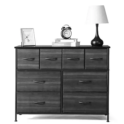 Dresser For Bedroom Storage 8 Chest Of Drawers TV Stand Fabric Storage Tower • $66.99