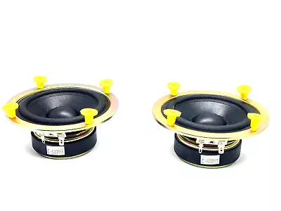 2 Pcs   4  Inch 8ohm 40W Speaker Woofer Subwoofer Bass Audio Stereo Loudspeaker • $29.95