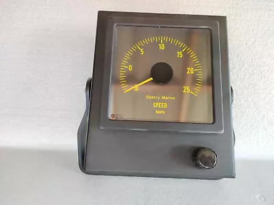 NIEAF SMITT Sperry Marine Bci-240-144 D3v144s Speed Indicator -5 To 25 Knots • $400