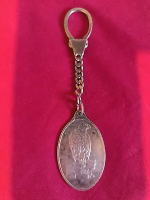 SUISSE PAMP 999 SILVER Falcon Ingot Pendant Ornament-Vintage Fine Sterling-Oval • £50