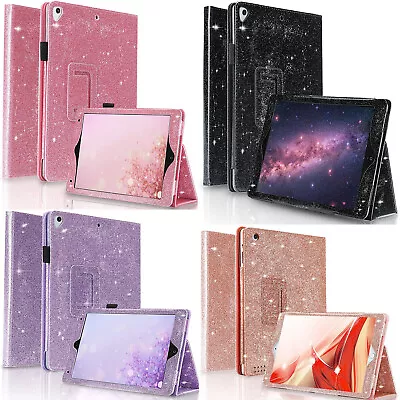 Apple IPad 9th 8th 7th Generation 10.2 Glitter Case Smart Stand Cover 2021/20/19 • £7.95