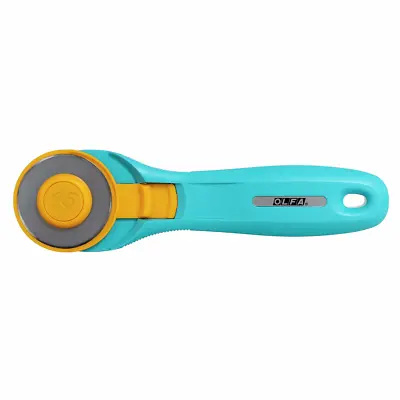 OLFA ROTARY CUTTER 28mm 45mm 60mm CUTS CRAFT PAPER FABRIC LEATHER • £13.50