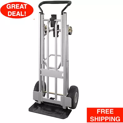 Cosco 4-In-1 Convertible Hand Truck Dolly Cart Platform Aluminum Flat Free Home • $304.99