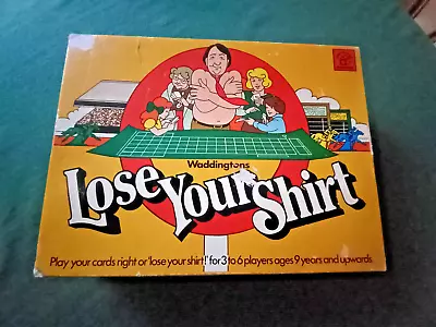 Vintage Lose Your Shirt Horse Racing Game Waddingtons  1976 - Preloved GC • £10