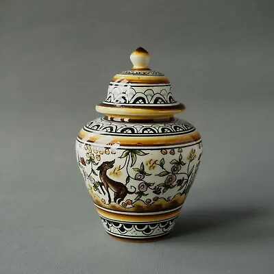 £17 • Buy Faience Pottery Vase Urn Portugal Real Ceramica Portuguese Hand Painted