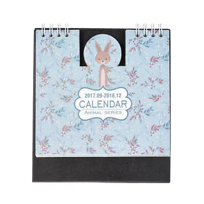 $10.98 • Buy 1pcs 2017-2018 16-Month Small Desk Calendar Table Calendar Schedule W/Stand A8N5