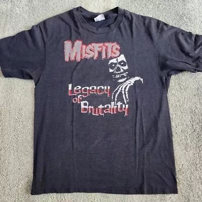 Vintage 80s Misfits Legacy Of Brutality T-Shirt Single Stitch Hanes Beefy-T • $100