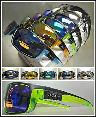 WHOLESALE LOT Mens  SPORTY WRAP AROUND Cycling Fishing SUN GLASSES 6 Or 12 Pairs • $38.95