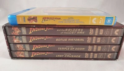 $39.95 • Buy Indiana Jones The Complete Collection (1-4) DVD BLU-RAY Region 4, PAL 4