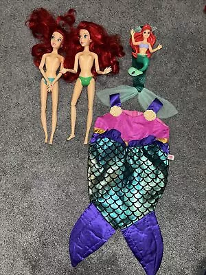 Little Mermaid Dolls Bundle & Mermaid Build A Bear Outfit • £7.66