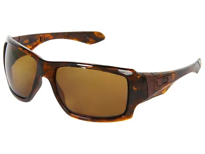 Oakley Big Taco Polarized Sunglasses OO9173-05 Brown Tortoise/Bronze • $219.99