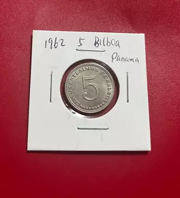 1962 5 Balboa Panama Coin - Nice World Coin !!! • $6.95