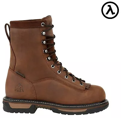 Rocky Ironclad Steel Toe Waterproof 8  Work Boots Fq0006698 - All Sizes - New • $186.95