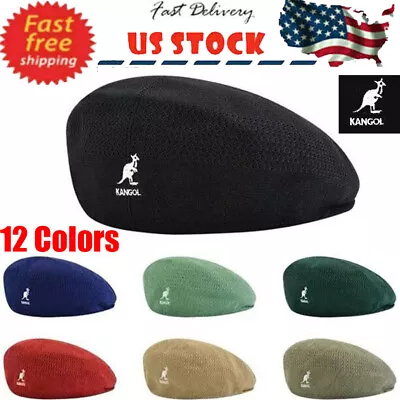 Kangol Breathable Beret Hat Summer Newsboy Woven Flat Caps Casual Men Women US • $11.99