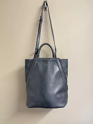 MATT & NAT Grey Vegan Leather Medium Crossbody Shoulder Bag • £9.99