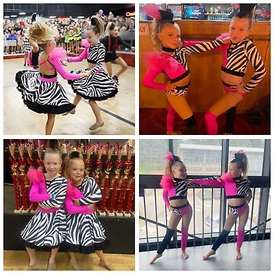 Girls Freestyle Dance Outfit Pairs Fast Inter And Rock And Roll U12  • £190