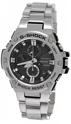 New Casio Men's G Shock Master Of G Steel Analog Watch GSTB100D-1A • $328.99