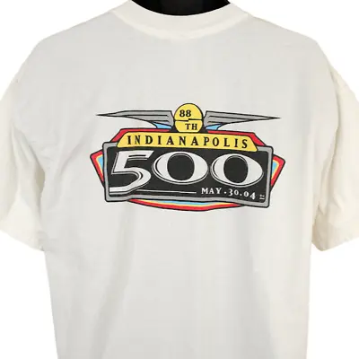 Indy 500 T Shirt Mens Size XL Vintage Y2K Indianapolis Speedway Indycar Racing • $29.99