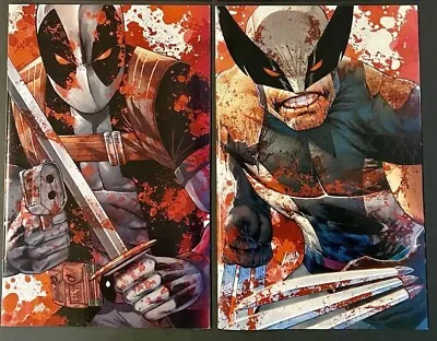 Deadpool Wolverine Badder Blood #1 X-Force SDCC Virgin 2 Book Set 🔥NM Movie • $50