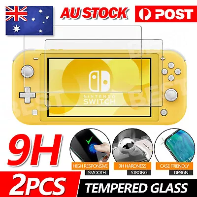 2x Tempered Glass Screen Protector Film Guard For Nintendo Switch Lite Console • $4.45