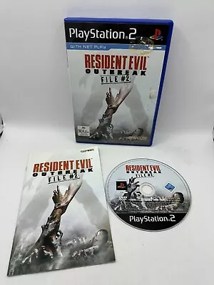 Resident Evil Outbreak File #2 | PS2 | PlayStation | W/Manual | Sent Tracked • $45