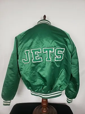 🔥🚨Vintage Chalk Line L New York Jets Starter Style Spellout Rare Jacket EUC! • $599.99