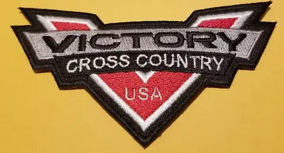 CROSS COUNTRY Victory Motorcycles USA Embroidered Patch * • $7.65