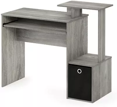 Econ Multipurpose Home Office Computer Writing Desk French Oak Grey • $70.99