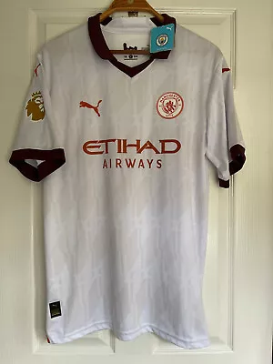 Manchester City Away Shirt 23/24  XXL  • £23