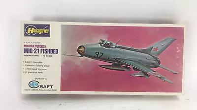 Hasegawa MiG-21 Fishbed  1:72 Scale Model Kit • $10.50