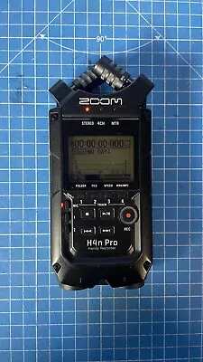 ZOOM H4n Pro Black  Linear PCM IC Digital Handy Recorder With Rycote Softie • £75