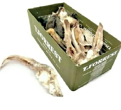 RABBIT EARS WITH FUR - (x2 Upto 1.5kg) - Forrest Natural Dog Food Treat Bp Chews • £1.49