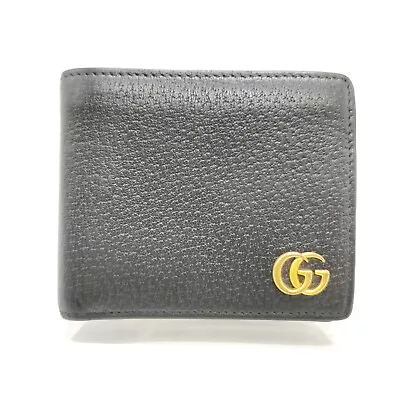 Gucci Wallet  Black Leather 1372197 • $52
