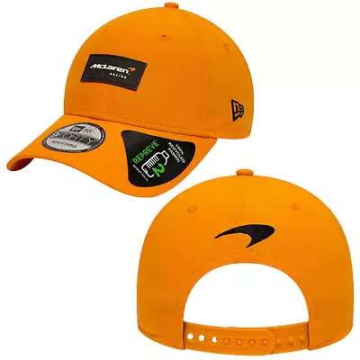 New Era McLaren F1 Essentials Repreve 9FORTY Snapback Hat Cap OSFM Orange • $39.94