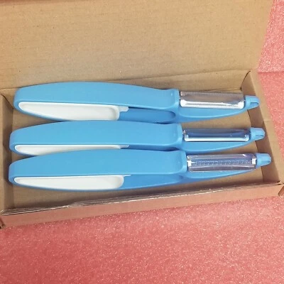 $8.90 • Buy Vacu Vin Peeler Set - 3 Different Peelers & 3 Holders - Potato, Fruit, Vegetable