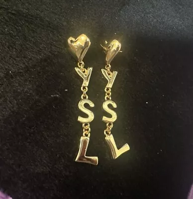 Vintage YSL Gold Color  Dangle • $51