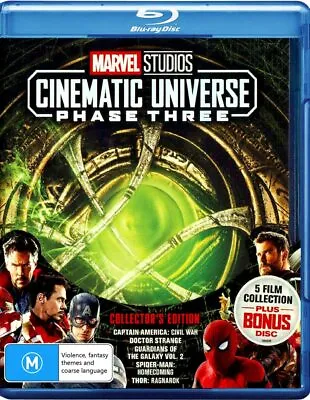 Marvel Studios Cinematic Universe Phase 3 - Part 1( Blu-ray) • £37.16