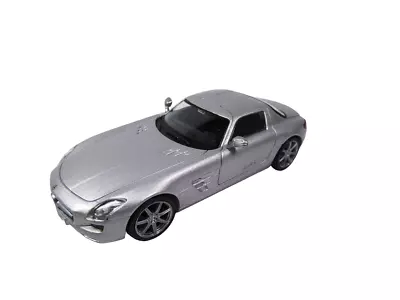 Mercedes SLS AMG Silver - 1:43 Diecast Model Car Deagostini EF13 • $7.50