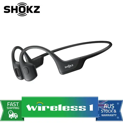 $269 • Buy Shokz OpenRun Pro Bone Conduction Headphones - Black
