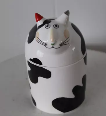 Villeroy & Boch Jam Cat Jelly Condiment Jar Retired Vintage 1998 • $50