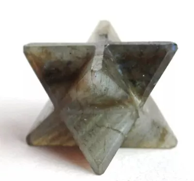 Reiki Energy Charged Labradorite Merkaba Star Crystal Healing Brings Strength • £12