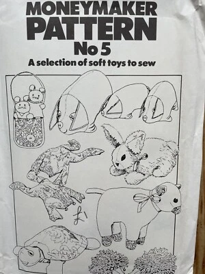 £8.99 • Buy Uncut Family Circle Stuffed Toy Animals Sewing Pattern