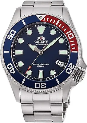 Orient Triton RA-AC0K03L10B Men's Watch NEW Diver's Blue Stainless Steel Band • $176.99