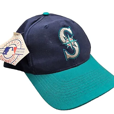 Vintage MLB Logo 7 Seattle Mariners Snapback Hat Brand New With Tag • $23.99