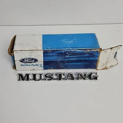 1965 1966 Mustang Coupe Convertible NOS FRONT FENDER 'MUSTANG' EMBLEM NAME PLATE • $49.99