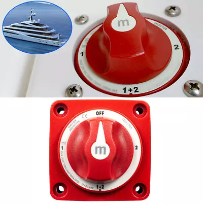 4 Position Dual Battery Selector Switch 300A Disconnect For Marine Boat Truck US • $19.64