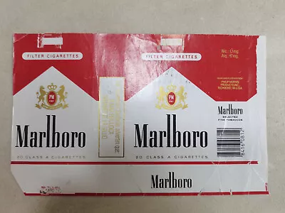 Opened Empty Cigarette Soft Pack--84 Mm-Spain-Marlboro • $1.50