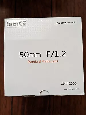 Meike 50mm F 1.2 Prime Lens For Sony E • $225