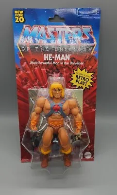 NEW Masters Of The Universe Origins HE-MAN 5.5  Action Figure Nonmint Card • $17.48